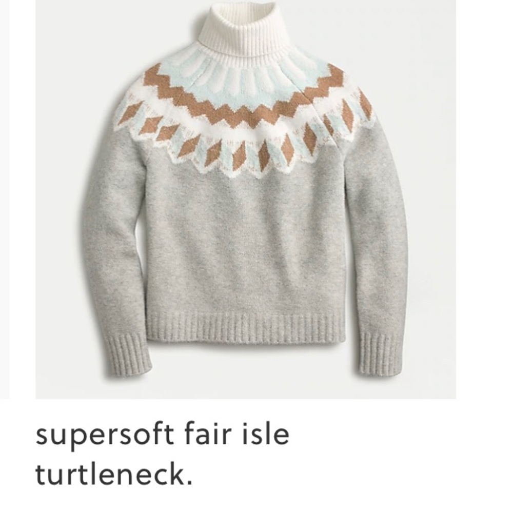 J crew turtleneck sweater